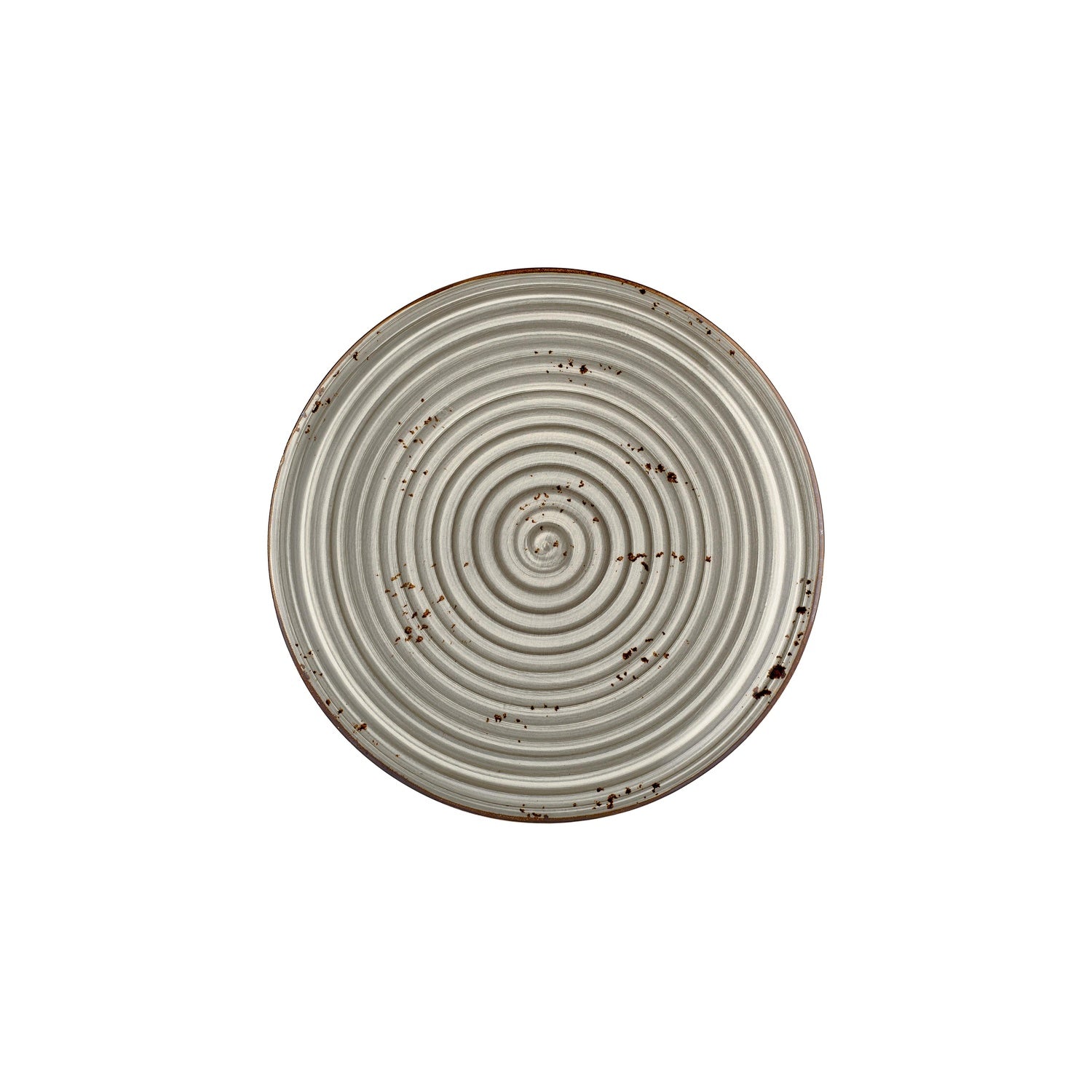 Supreme dia.10.75" Round Gray Vitrified Plate (Set of 4)
