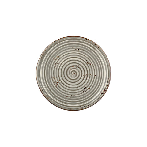 Supreme dia.10.75" Round Gray Vitrified Plate (Set of 4)