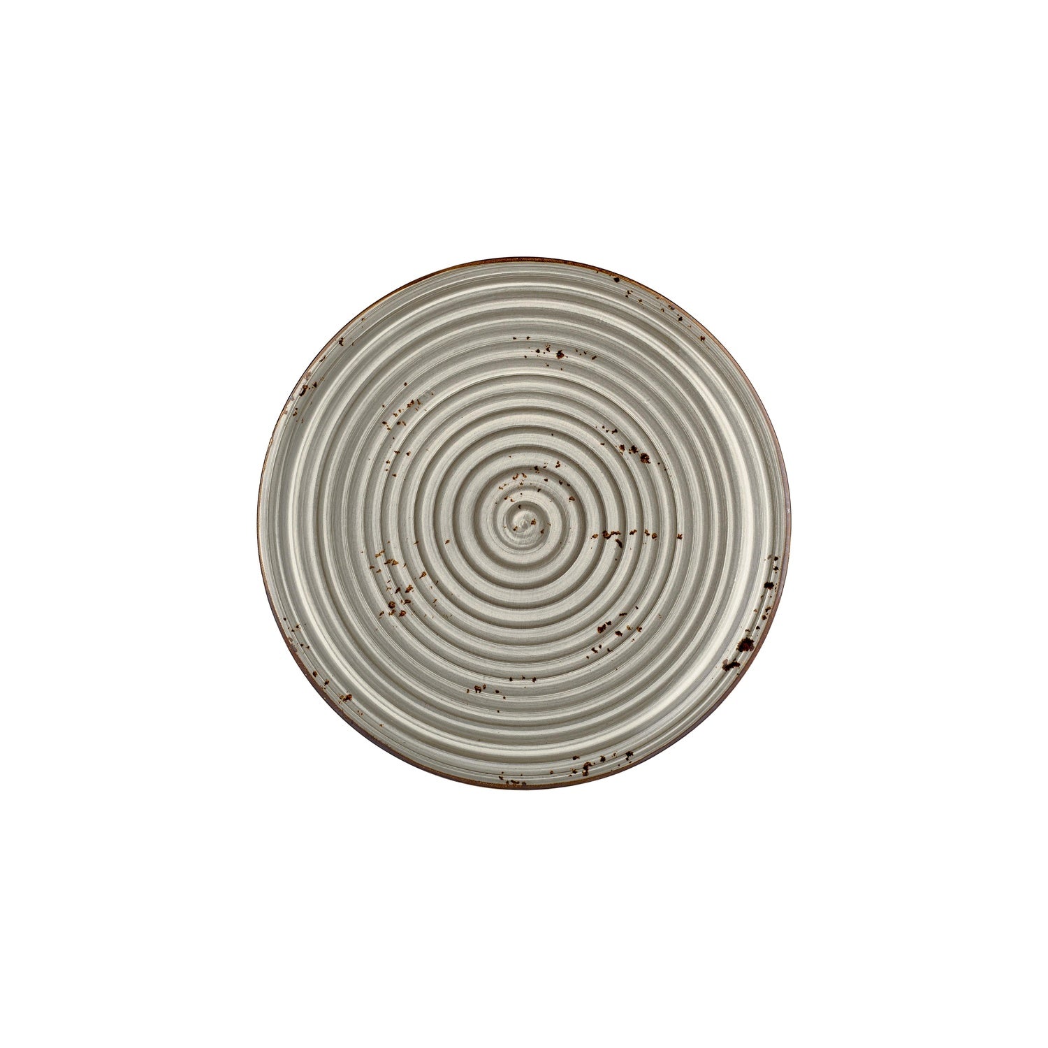 Supreme dia.10.75" Round Gray Vitrified Plate (Set of 4)