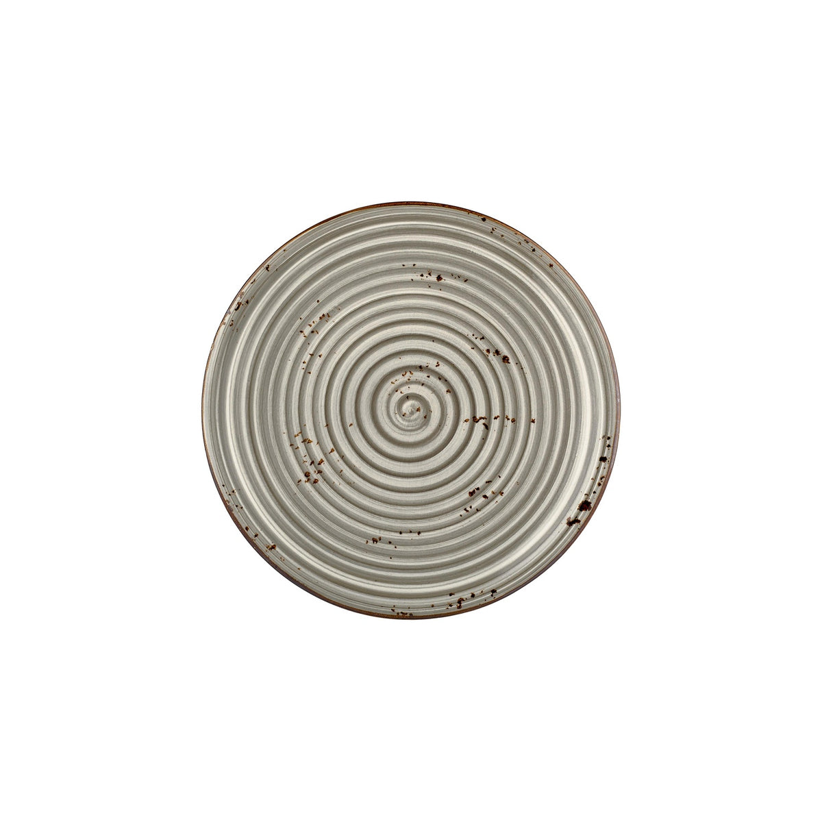 Supreme dia.10.75" Round Gray Vitrified Plate (Set of 4)