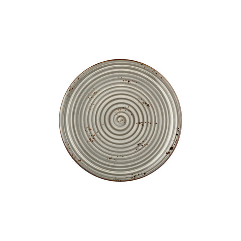 Supreme dia.10.75" Round Gray Vitrified Plate (Set of 4)