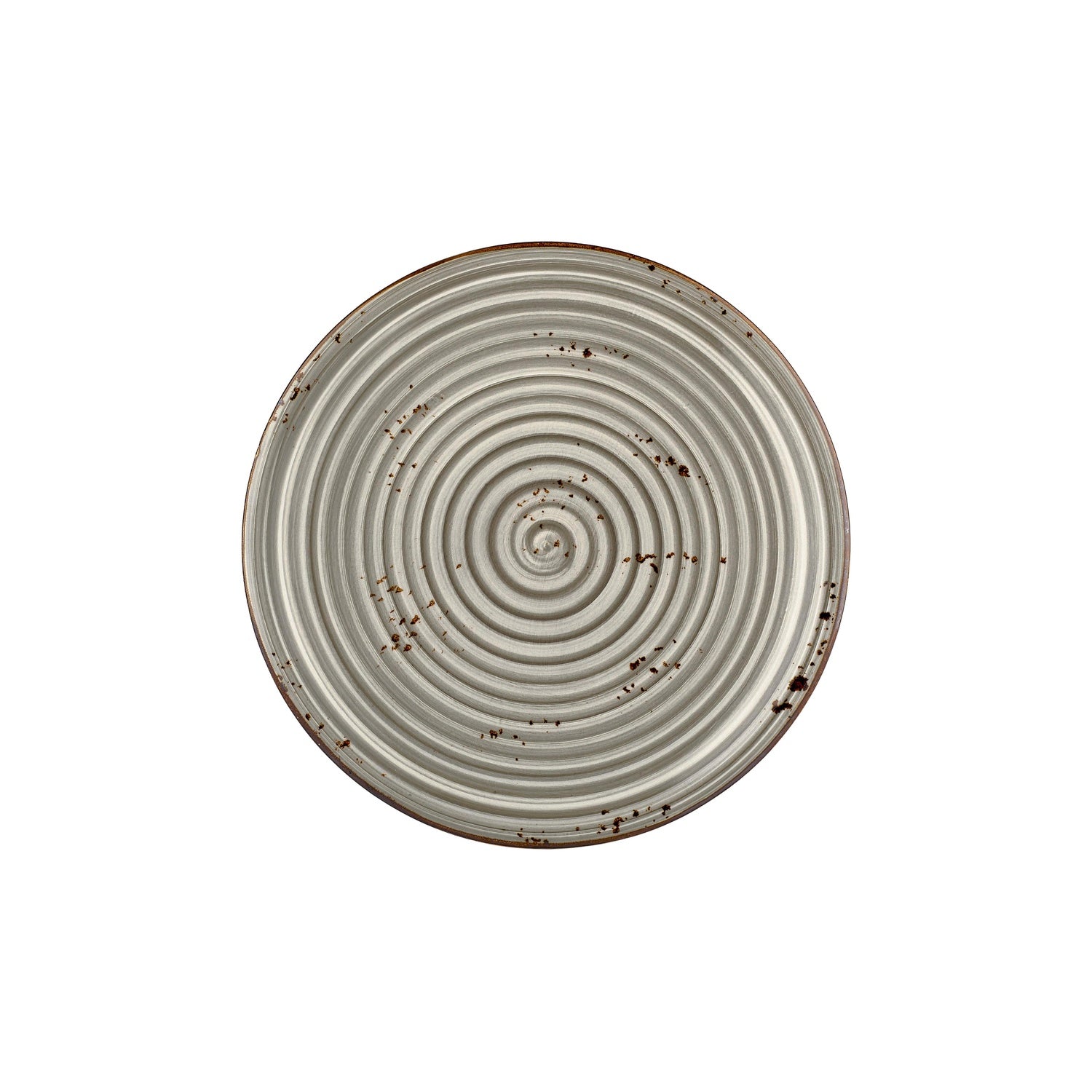 Supreme dia.11.75" Round Gray Vitrified Plate (Set of 6)