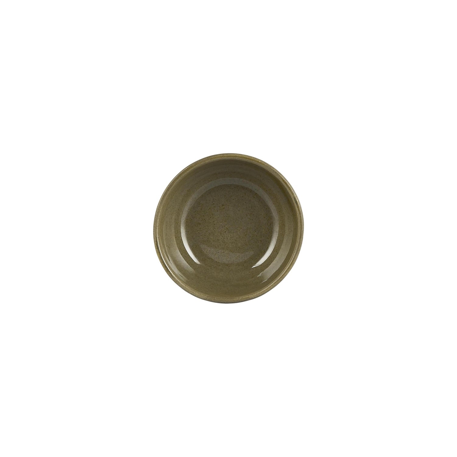 Helix Bamboo dia.2.75" h:1.25" 2 oz. Round Green Vitrified Bowl (Set of 4)