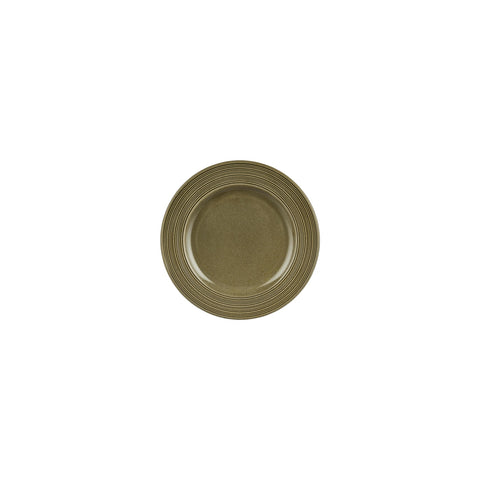 Helix Bamboo dia.7" Round Green Vitrified Plate (Set of 4)