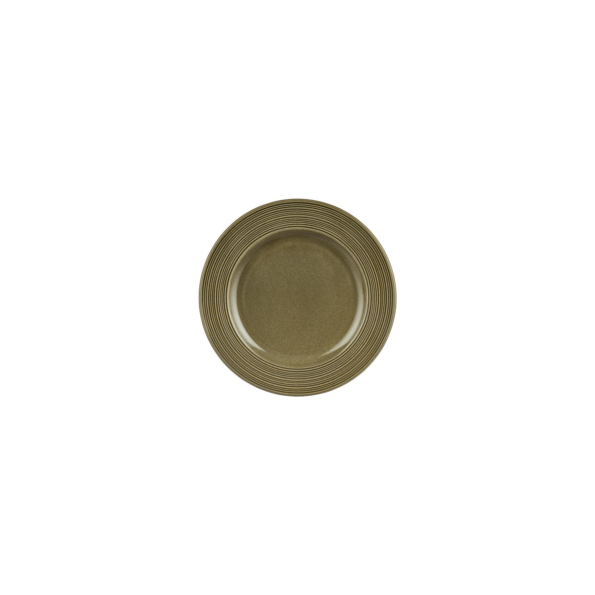 Helix Bamboo dia.7" Round Green Vitrified Plate (Set of 4)