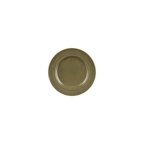 Helix Bamboo dia.7" Round Green Vitrified Plate (Set of 4)