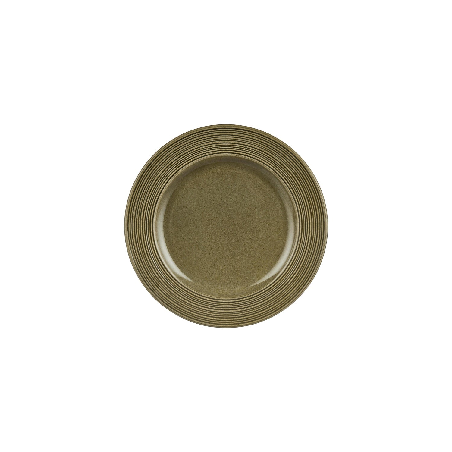 Helix Bamboo dia.9.5" Round Green Vitrified Plate (Set of 4)