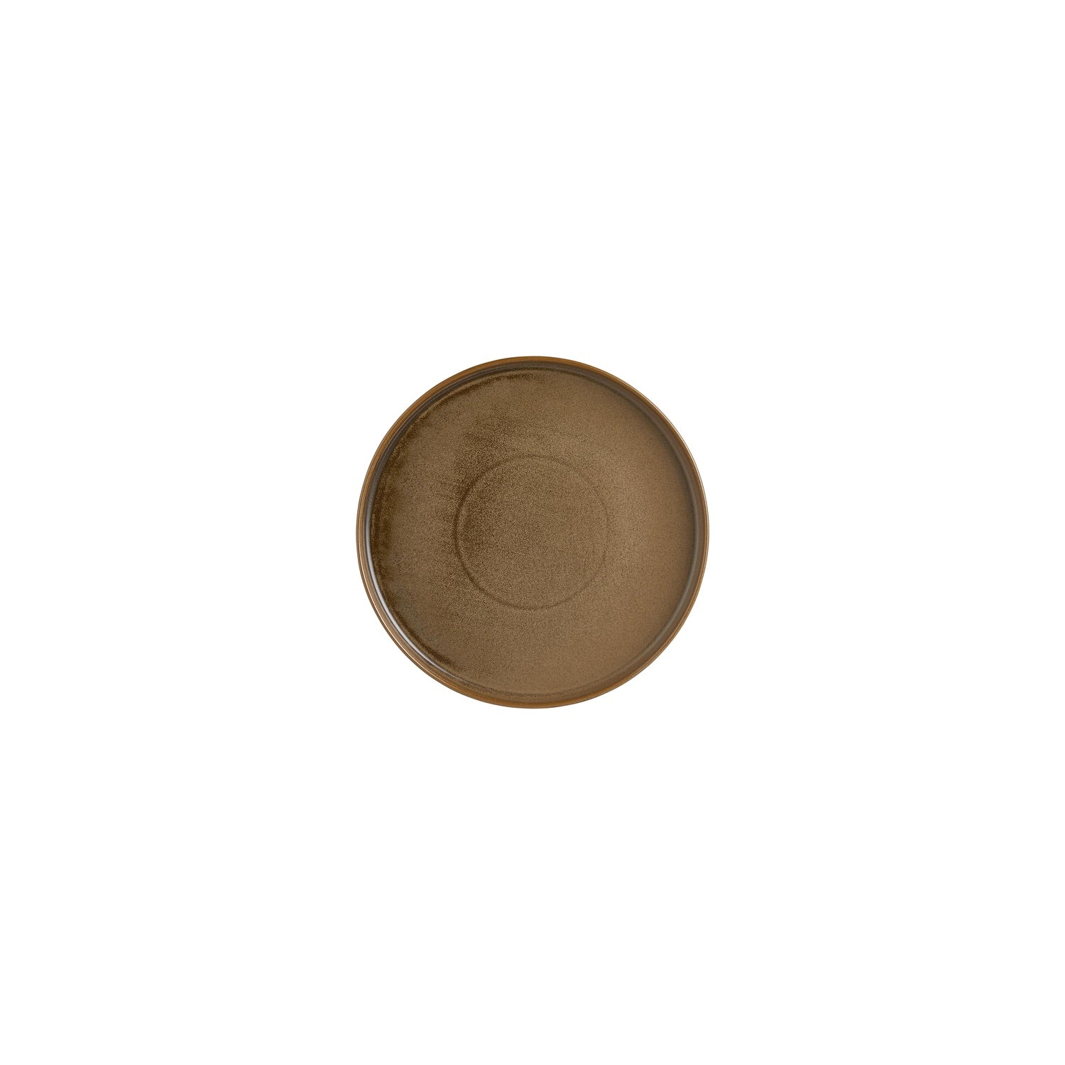 Helix Kaldi dia.6.25" Round Brown Vitrified Plate (Set of 6)