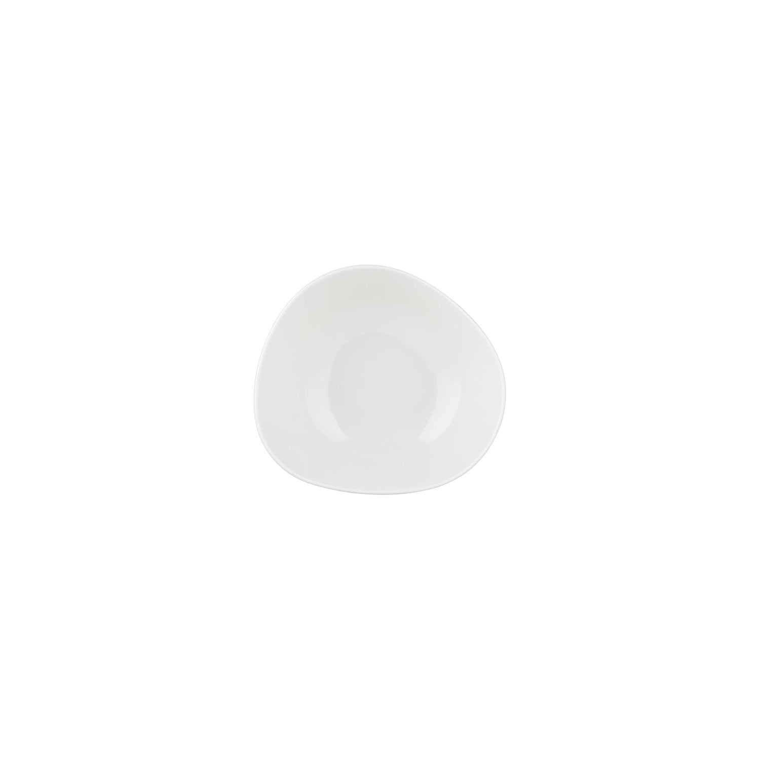 Island White 7" x 6.25" x h:0" 22 oz. Organic Warm White Vitrified Bowl (Set of 4)