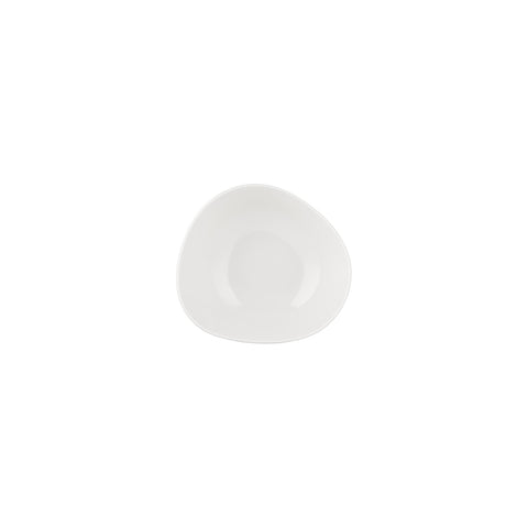 Island White 7" x 6.25" x h:0" 22 oz. Organic Warm White Vitrified Bowl (Set of 4)