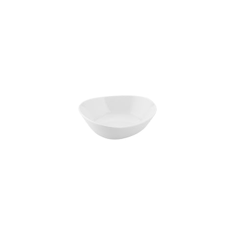 Island White 7" x 6.25" x h:0" 22 oz. Organic Warm White Vitrified Bowl (Set of 4)