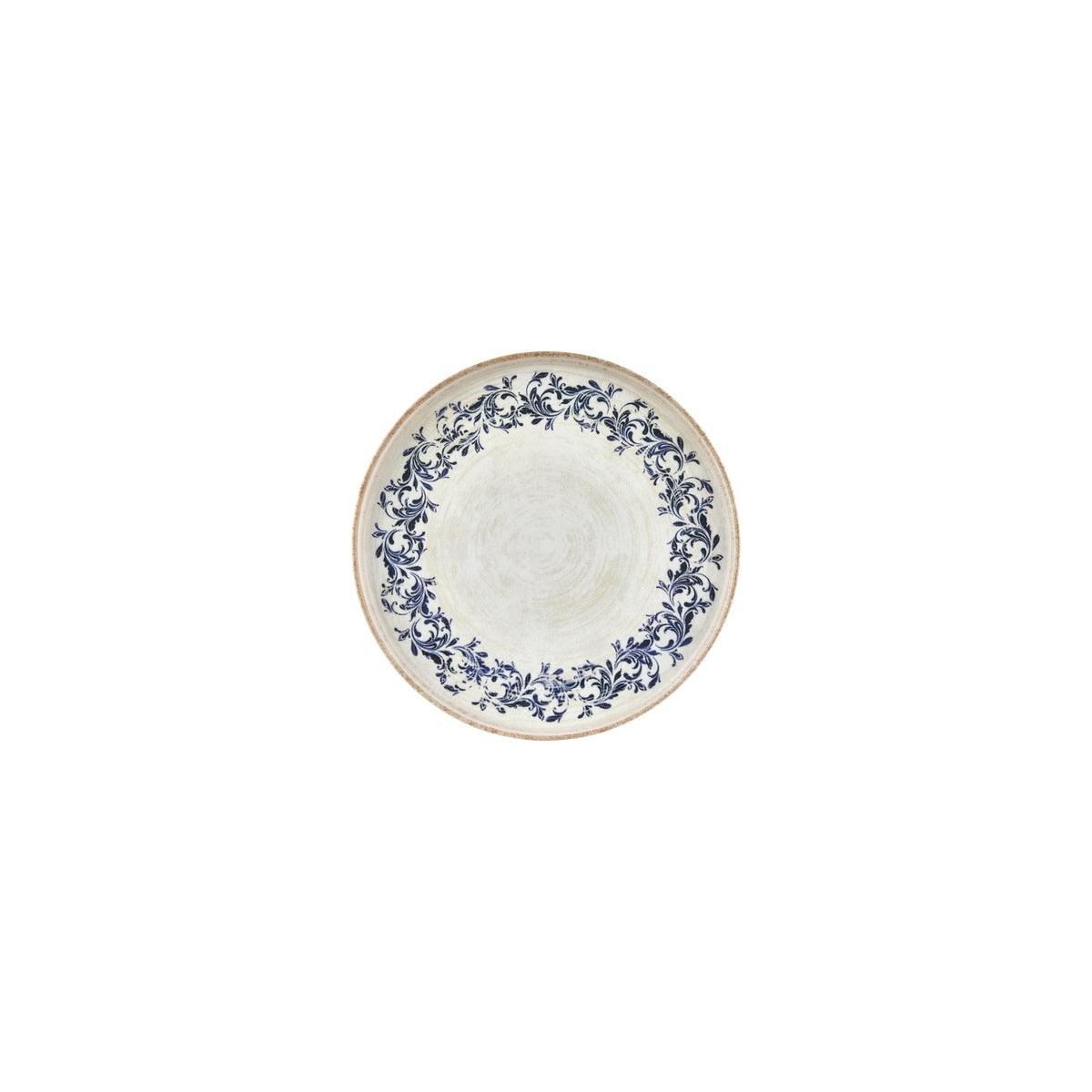 Kario dia.6.25" Round Blue Vitrified Plate (Set of 6)
