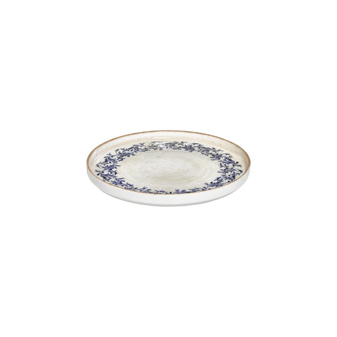 Kario dia.9.75" Round Blue Vitrified Plate (Set of 6)