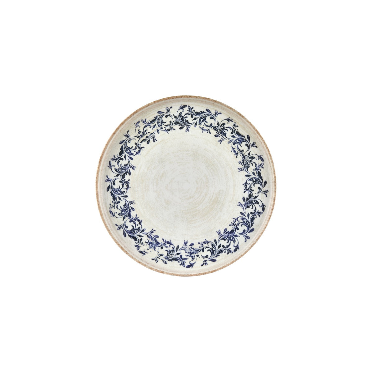 Kario dia.9.75" Round Blue Vitrified Plate (Set of 6)