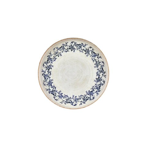 Kario dia.9.75" Round Blue Vitrified Plate (Set of 6)