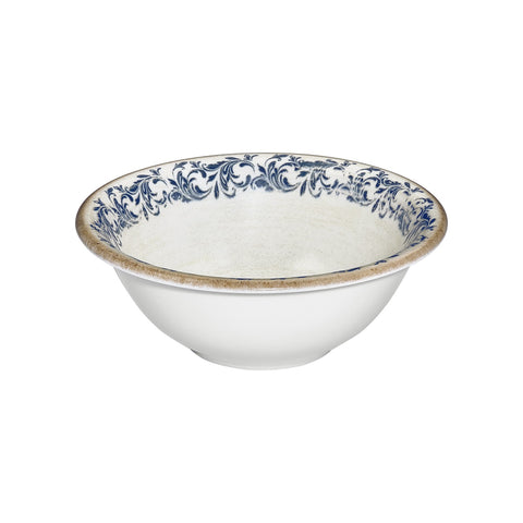 Kario dia.7" h:2.5" 22 oz. Round Blue Vitrified Bowl (Set of 4)