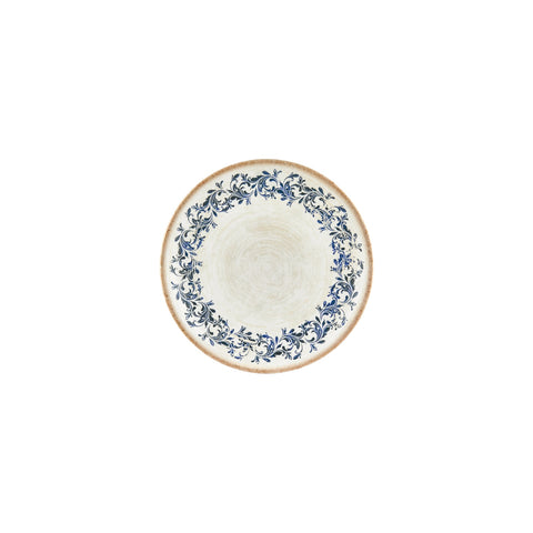 Kario dia.7.5" Round Blue Vitrified Plate (Set of 4)