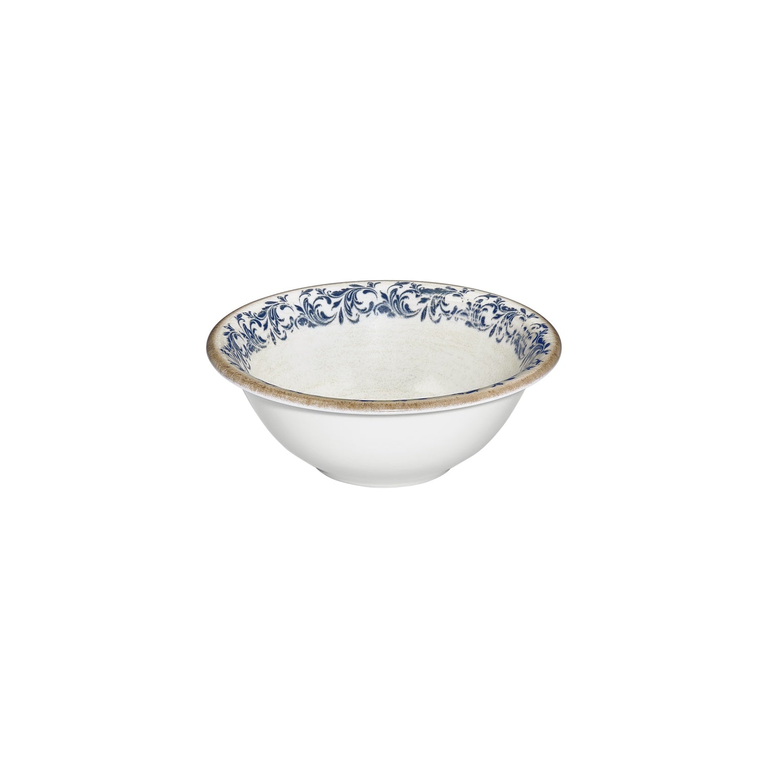 Kario dia.8.75" h:3" 42 oz. Round Blue Vitrified Bowl (Set of 6)