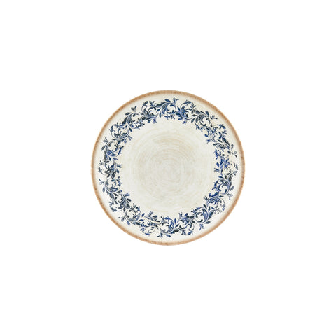 Kario dia.9" Round Blue Vitrified Plate (Set of 4)