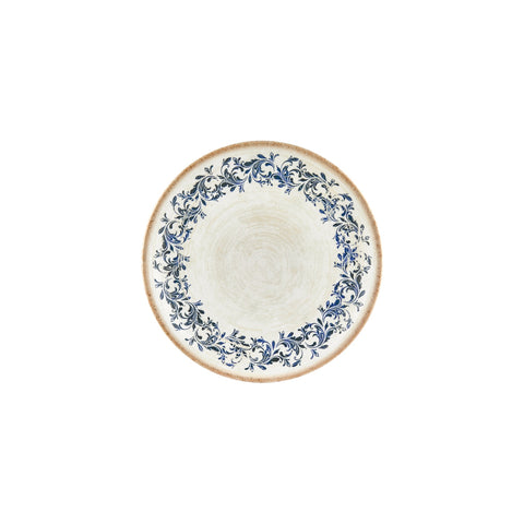 Kario dia.9" Round Blue Vitrified Plate (Set of 4)