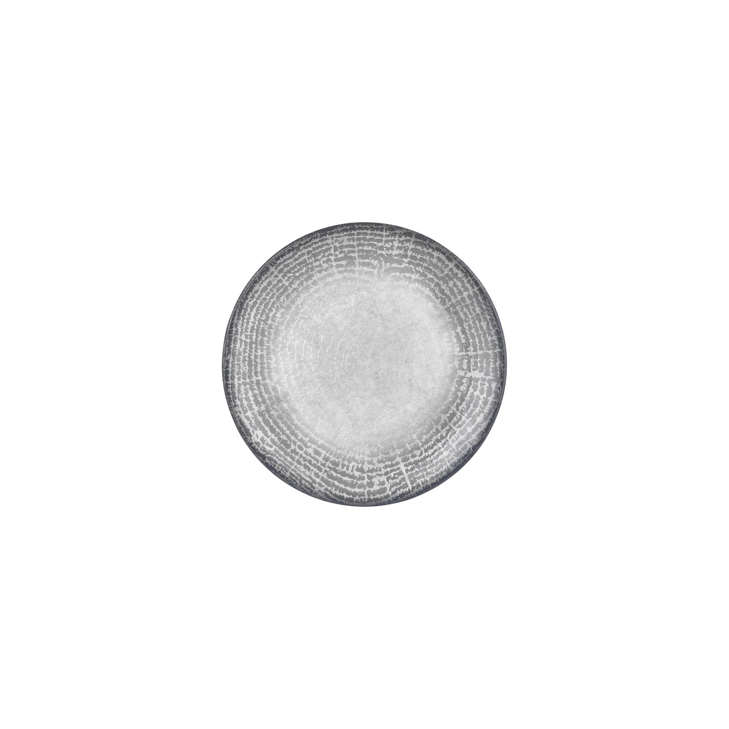 Luna dia.8.25" Round Gray Vitrified Plate (Set of 4)
