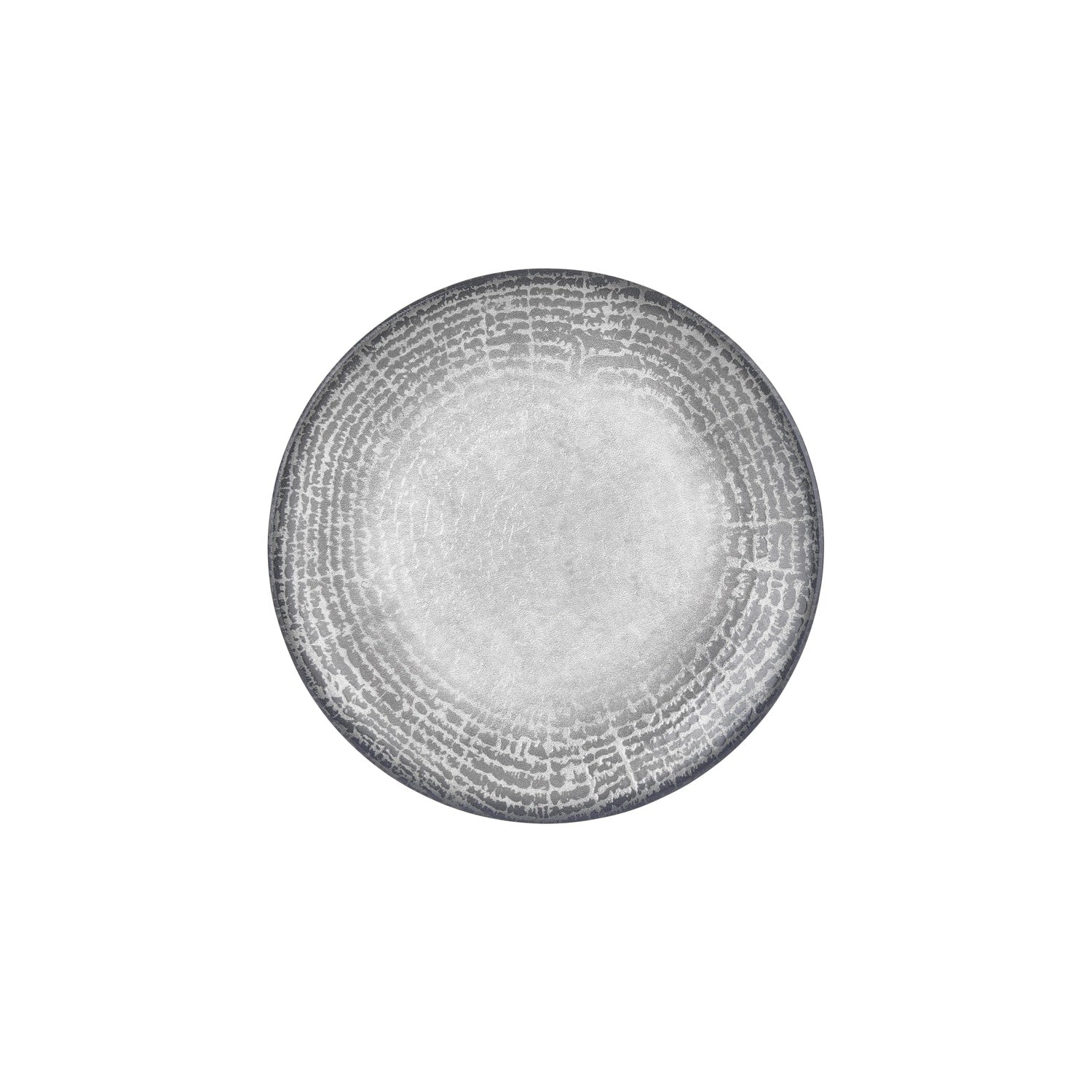 Luna dia.10.75" Round Gray Vitrified Plate (Set of 4)