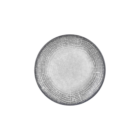 Luna dia.10.75" Round Gray Vitrified Plate (Set of 4)
