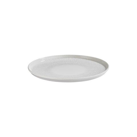 Illusion dia.12.5" x 12.5" Round Blue Vitrified Pizza Plate (Set of 6)