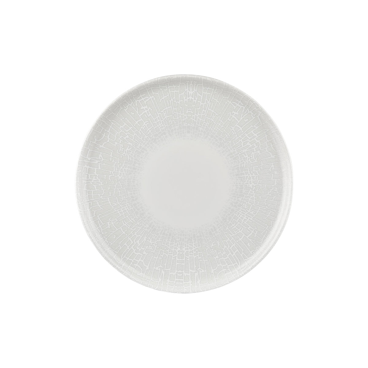 Illusion dia.12.5" x 12.5" Round Blue Vitrified Pizza Plate (Set of 6)
