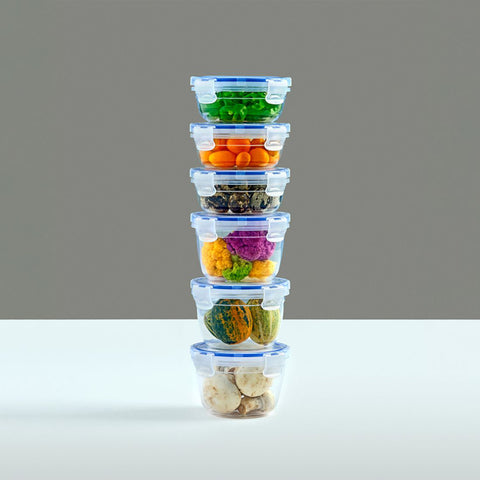 Turla Home 12 pieces Leak Proof Food Storage Containers