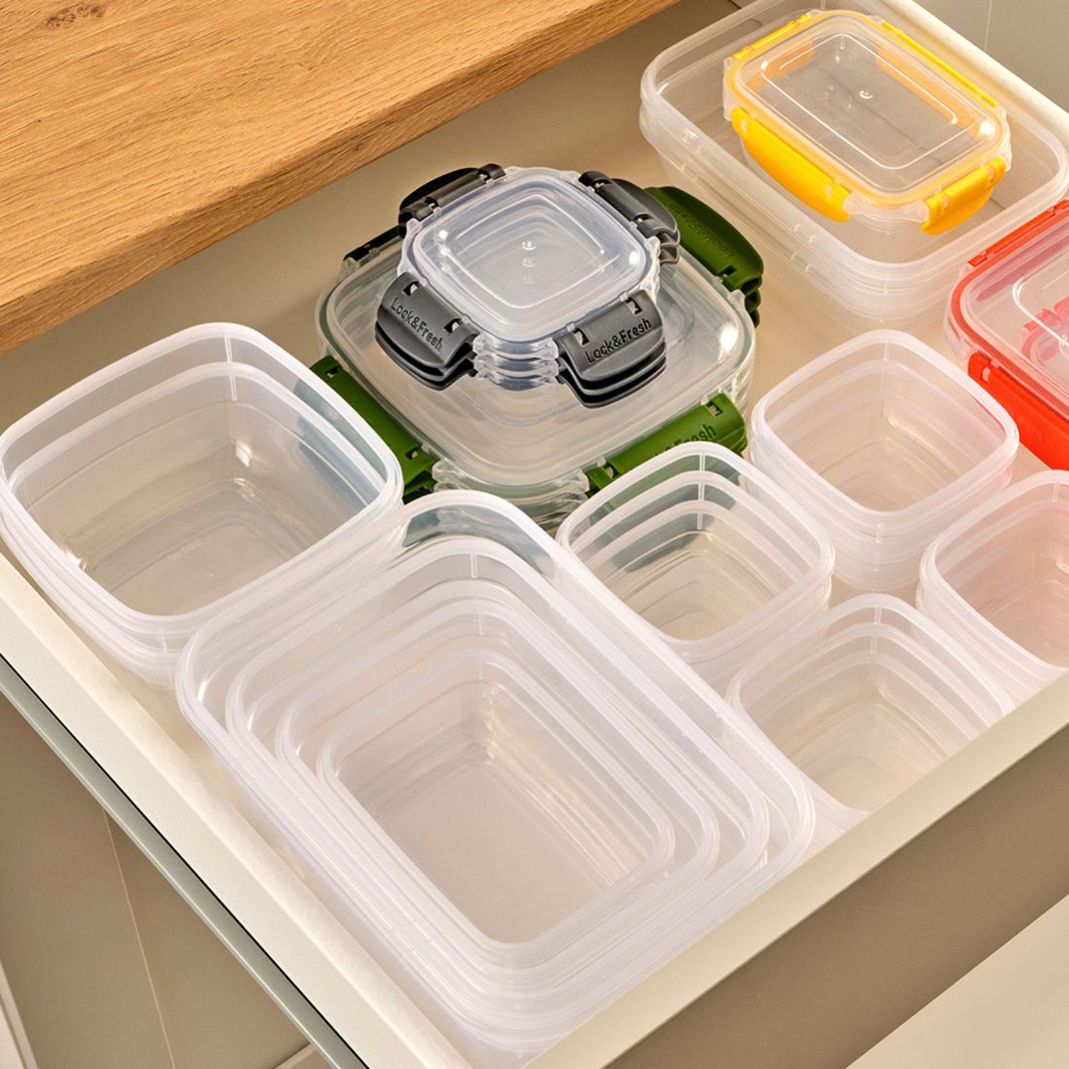 Turgla Home Lock & Fresh™ 10 pieces Green Leak-Proof Food Storage Container Set