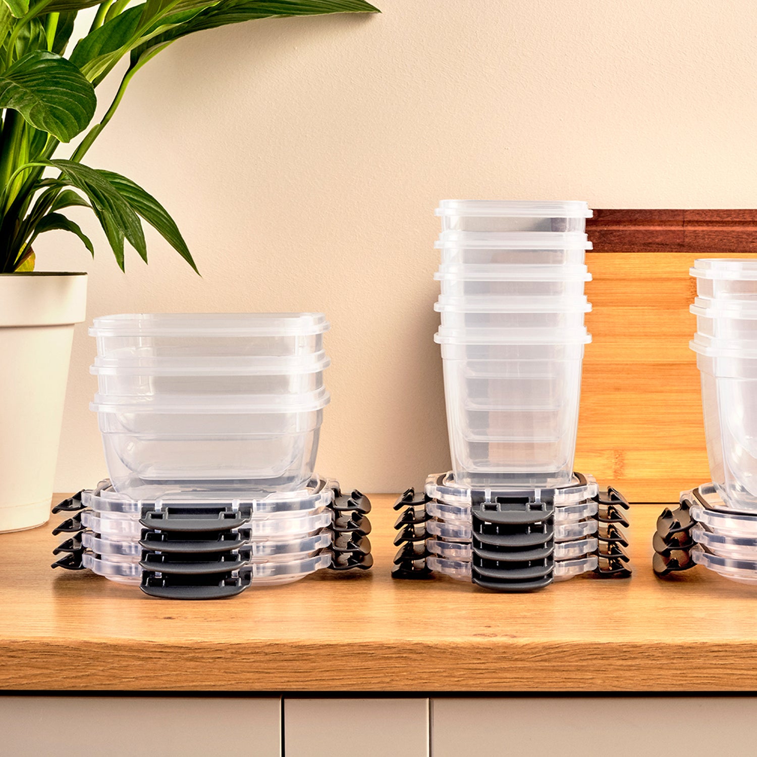 Turgla Home Lock & Fresh™ 10 pieces Blue Leak-Proof Food Storage Container Set