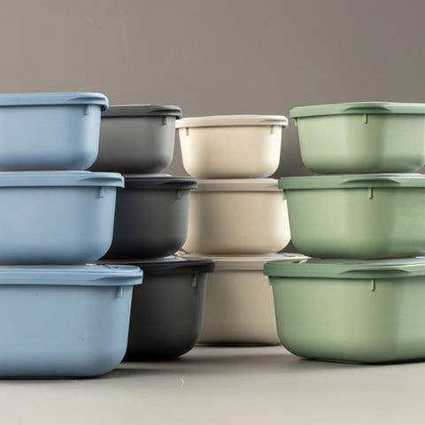 Turgla Home Microline 6 piece Microwave Safe Food Storage Containers, Green