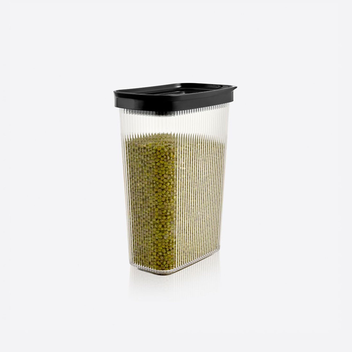 Turgla Home 4 Pc. Fluted Clear Airtight Food Containers (Set of 2)