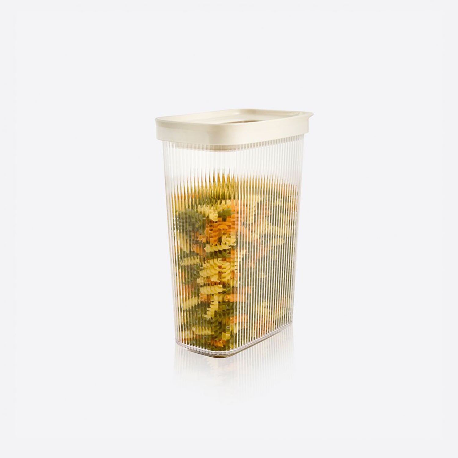 Turgla Home 4 Pc. Fluted Clear Airtight Food Containers (Set of 2)