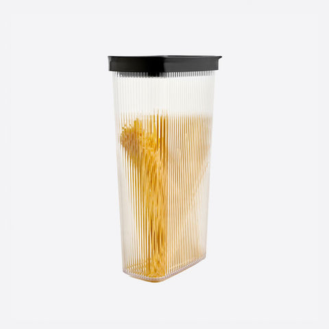 Turgla Home 4 Pc. Fluted Clear Airtight Food Containers (Set of 2)