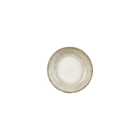 Misis dia.5" h:1" 5 oz. Round Brown Vitrified Deep Plate (Set of 4)