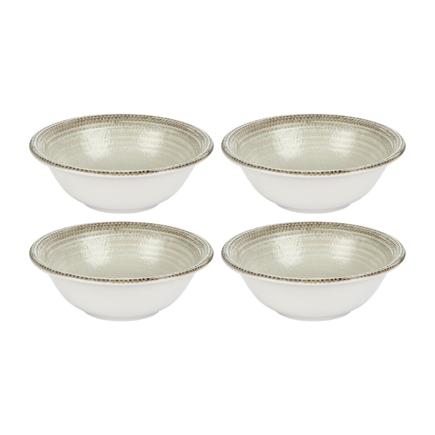 Misis dia.6" h:0" 12 oz. Round Brown Vitrified Bowl (Set of 4)