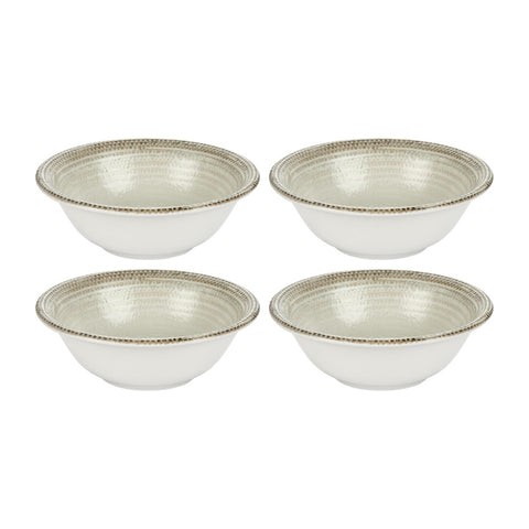 Misis dia.6" h:0" 12 oz. Round Brown Vitrified Bowl (Set of 4)