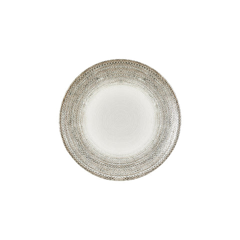 Misis dia.10.75" Round Brown Vitrified Plate (Set of 4)