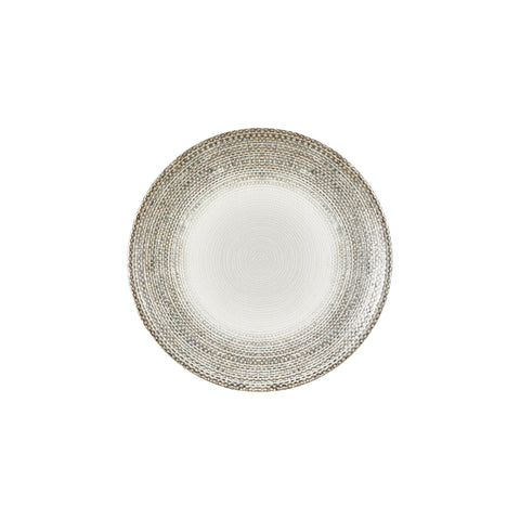 Misis dia.10.75" Round Brown Vitrified Plate (Set of 4)