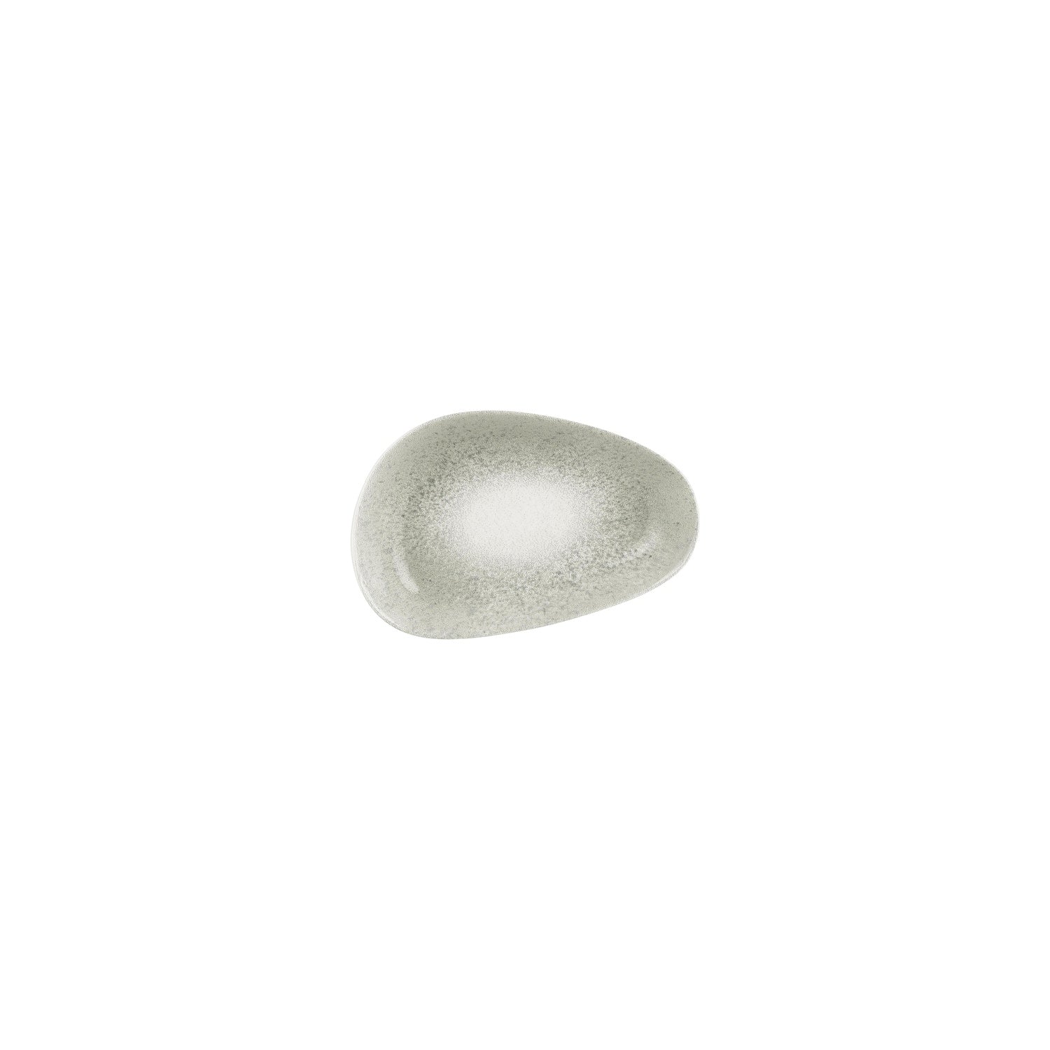 Natura Ocean 6.25" x 4" x h:1.25" Organic Blue Vitrified Platter (1 each)