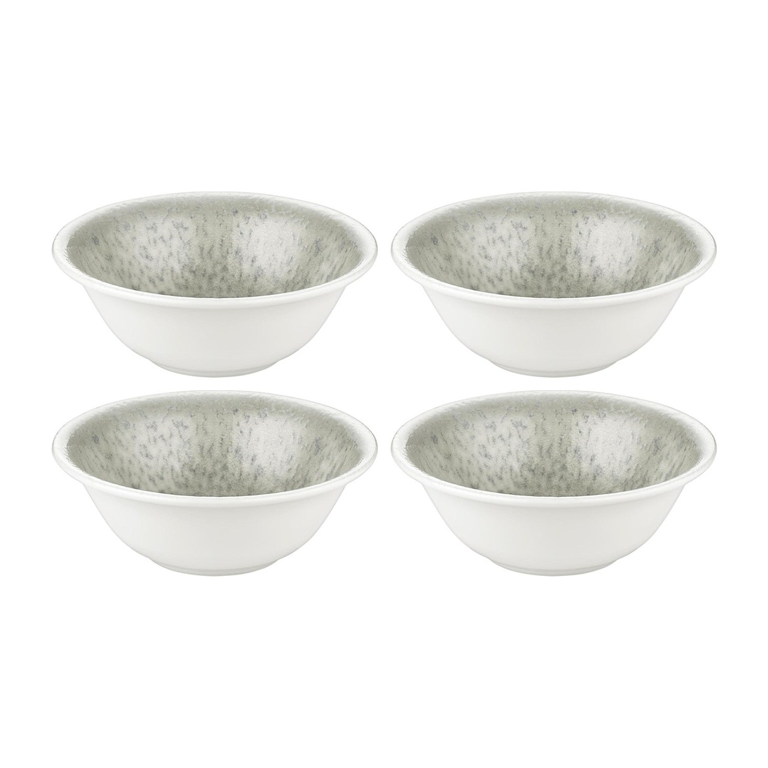 Natura Ocean dia.6" h:2" 12 oz. Round Blue Vitrified Bowl (Set of 4)