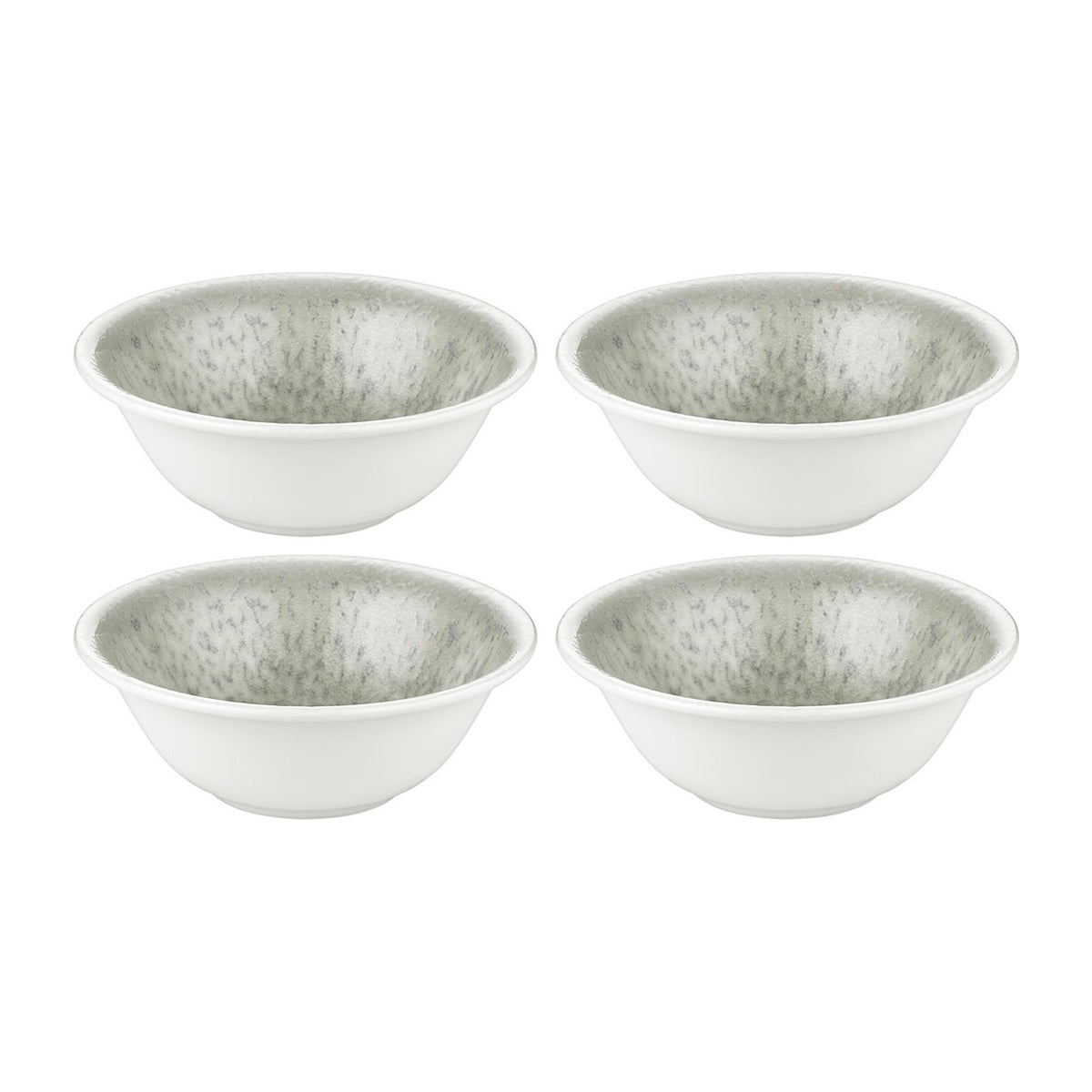 Natura Ocean dia.6" h:2" 12 oz. Round Blue Vitrified Bowl (Set of 4)