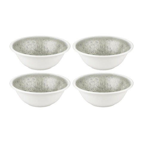 Natura Ocean dia.6" h:2" 12 oz. Round Blue Vitrified Bowl (Set of 4)