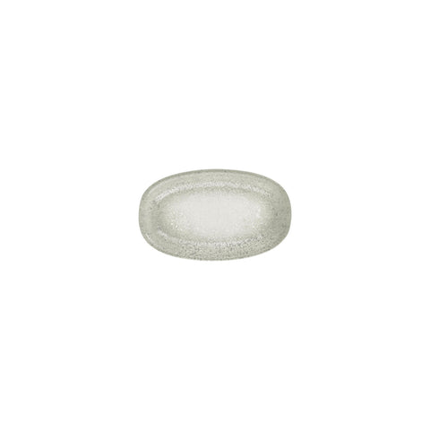Natura Ocean 7.5" x 4.25" x h:1" Oval Blue Vitrified Platter (1 each)