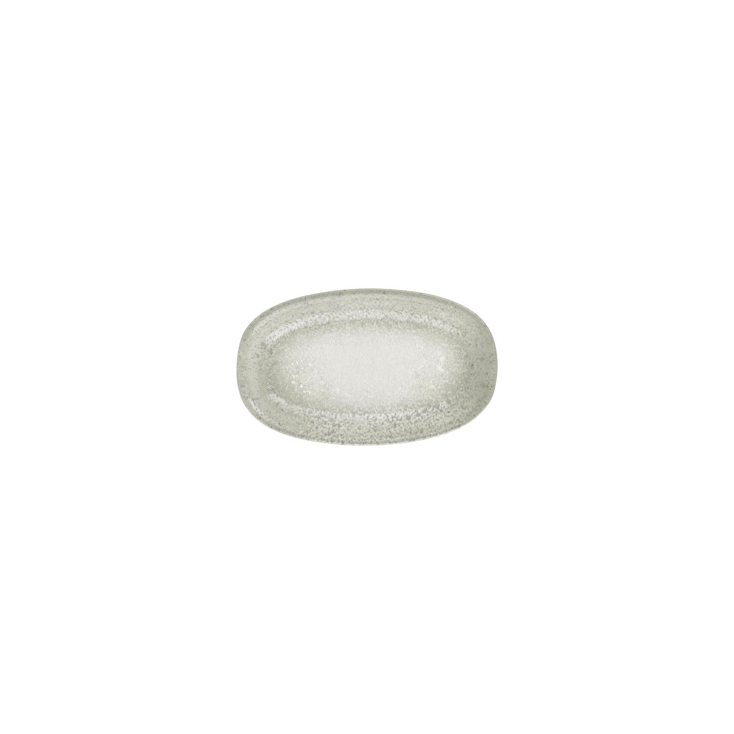 Natura Ocean 7.5" x 4.25" x h:1" Oval Blue Vitrified Platter (1 each)