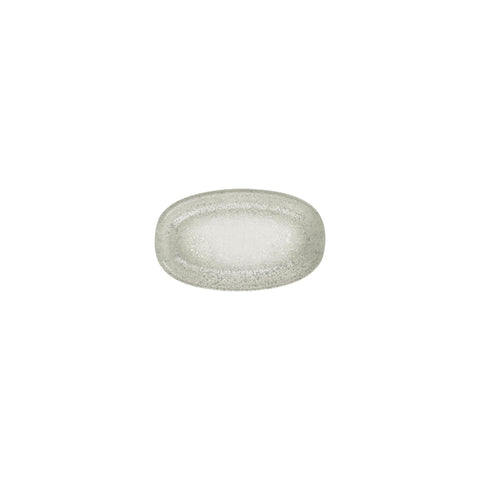 Natura Ocean 7.5" x 4.25" x h:1" Oval Blue Vitrified Platter (1 each)
