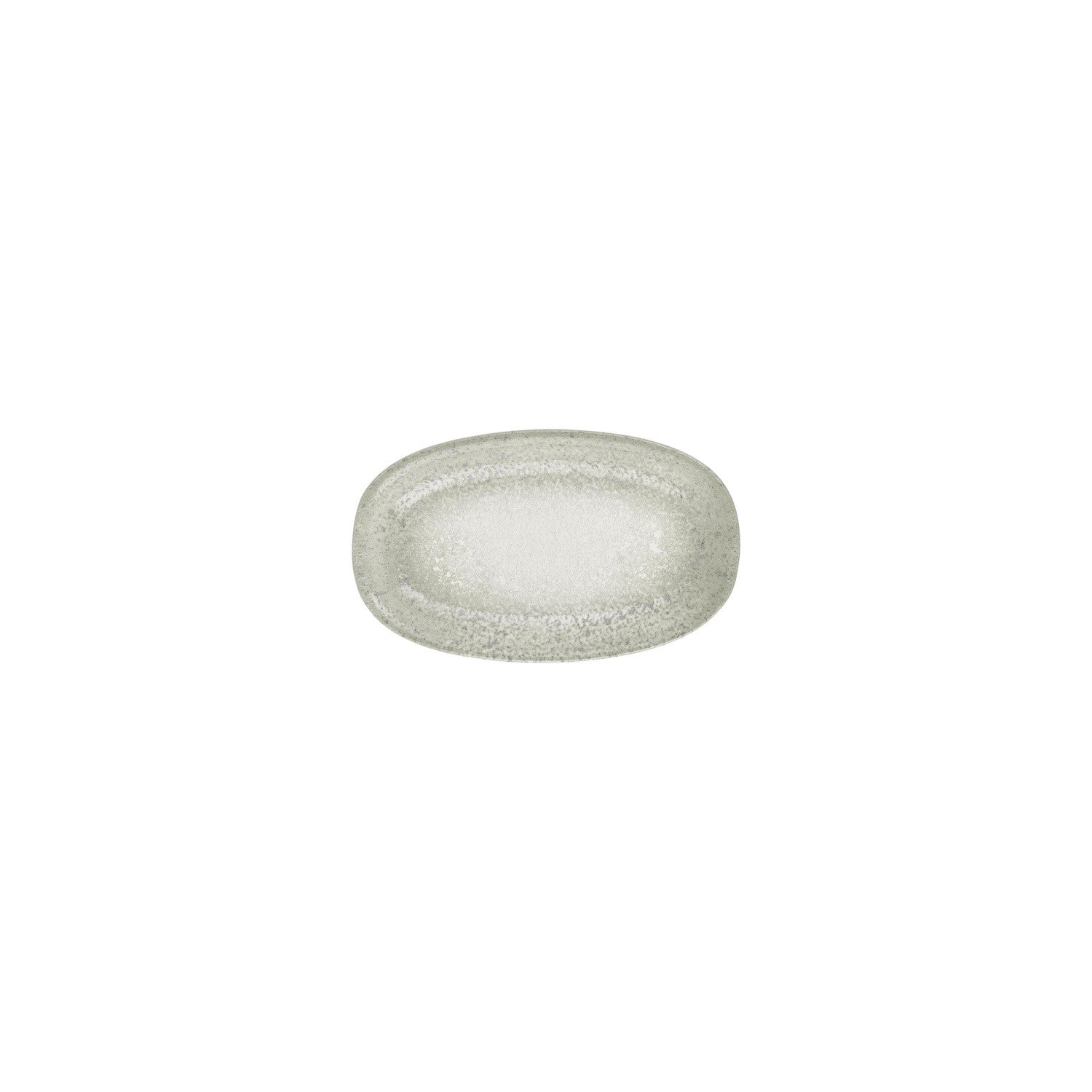 Natura Ocean 7.5" x 4.25" x h:1" Oval Blue Vitrified Platter (1 each)