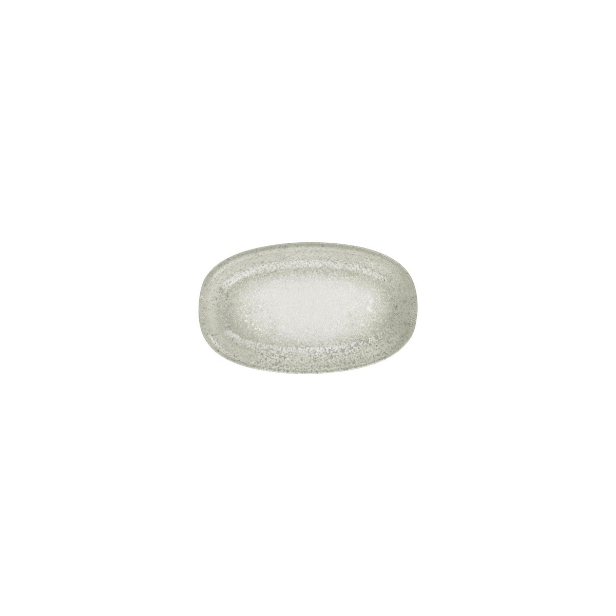 Natura Ocean 7.5" x 4.25" x h:1" Oval Blue Vitrified Platter (1 each)